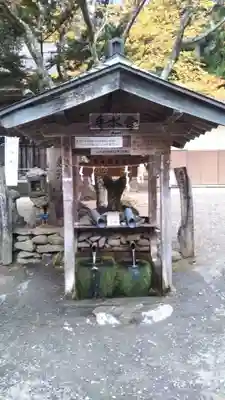 岩手山神社の手水舎