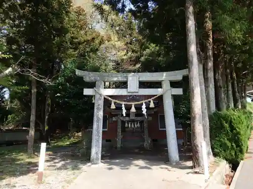 天諸羽神社の鳥居