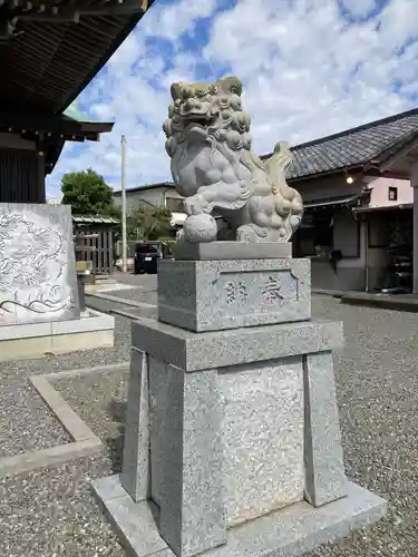 龍口明神社の狛犬