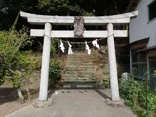 濱殿神社の鳥居