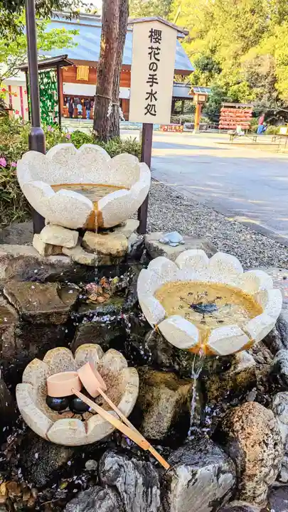 櫻木神社の手水舎