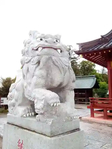 古尾谷八幡神社の狛犬