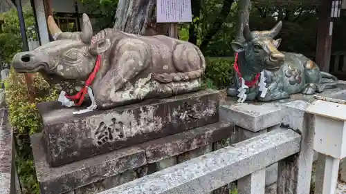 長岡天満宮の像