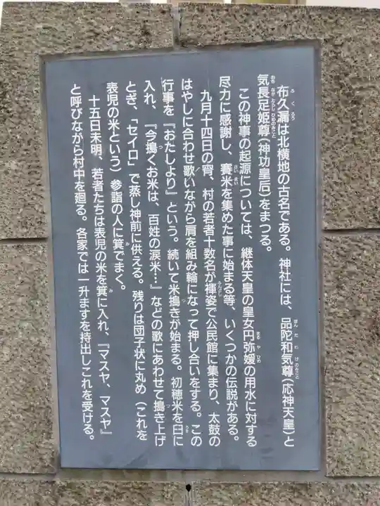 布久漏神社(福井県)