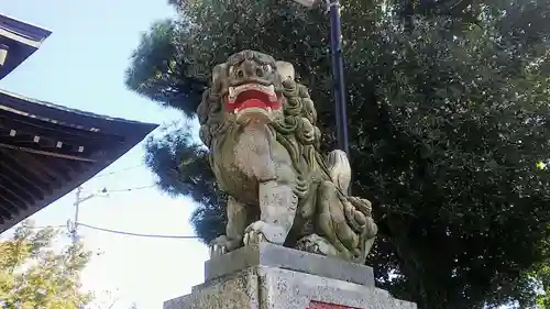 狭山神社の狛犬