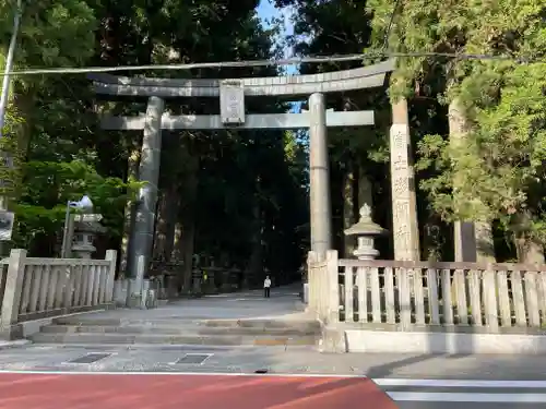 北口本宮冨士浅間神社の鳥居