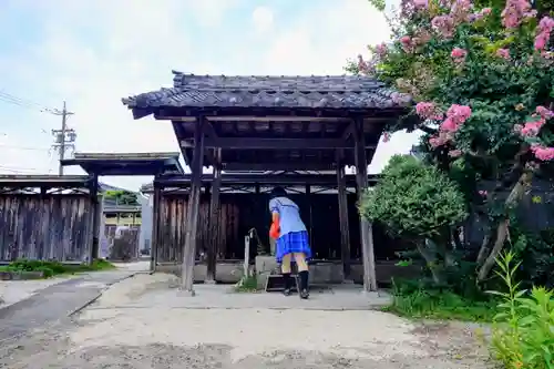 蓮台寺の手水舎