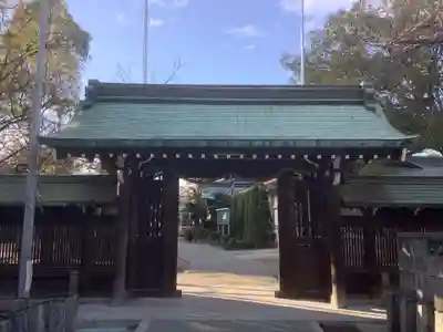 植田八幡宮の山門・神門