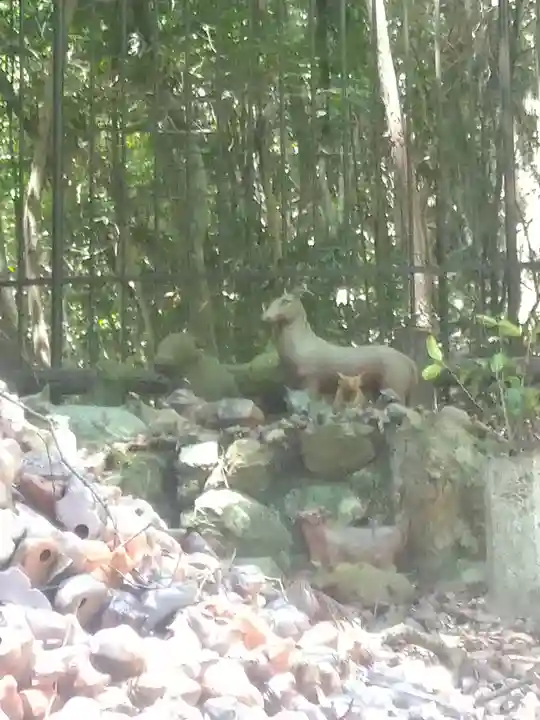 田倉牛神社の狛犬