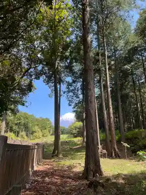 山宮浅間神社の周辺
