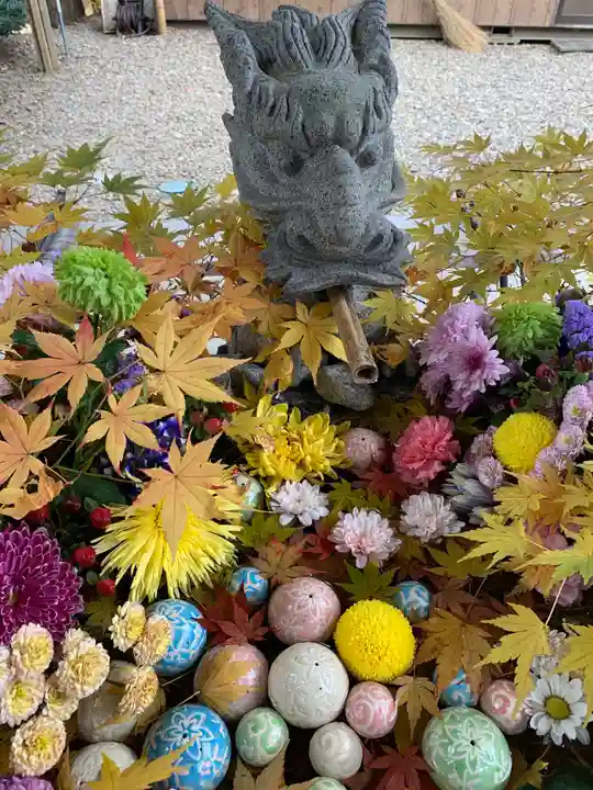 滑川神社 - 仕事と子どもの守り神の手水舎