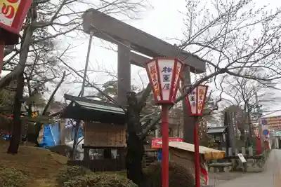 開成山大神宮の鳥居