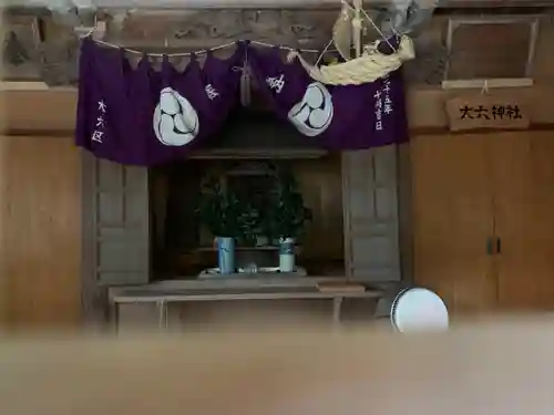 大六神社の本殿・本堂