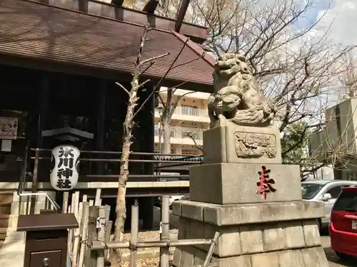 高円寺氷川神社の狛犬