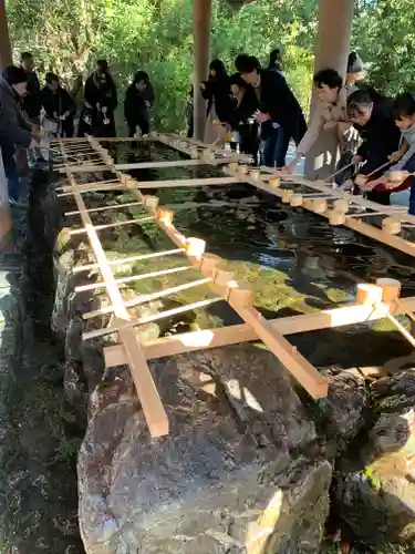 伊勢神宮外宮（豊受大神宮）の手水舎