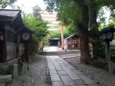 洲嵜神社の鳥居