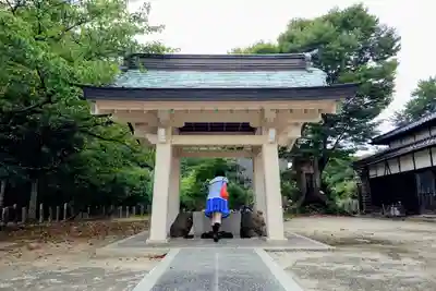 津島社(大草津島神社)の手水舎