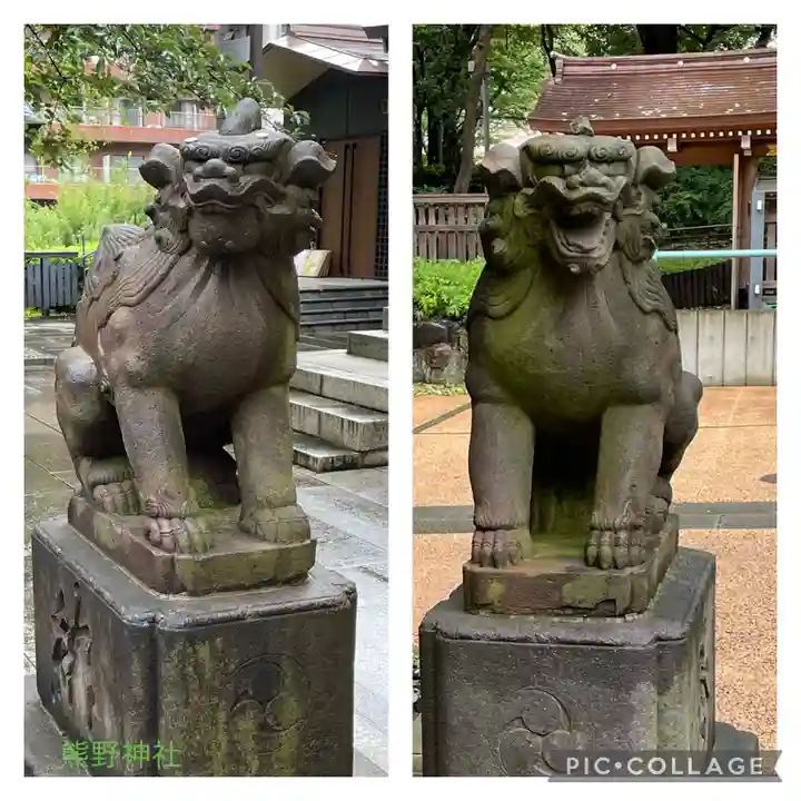 熊野神社の狛犬