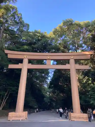 明治神宮の鳥居