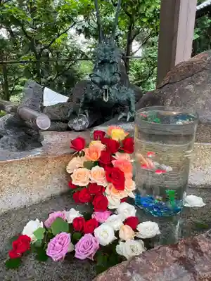 白山宮の手水舎