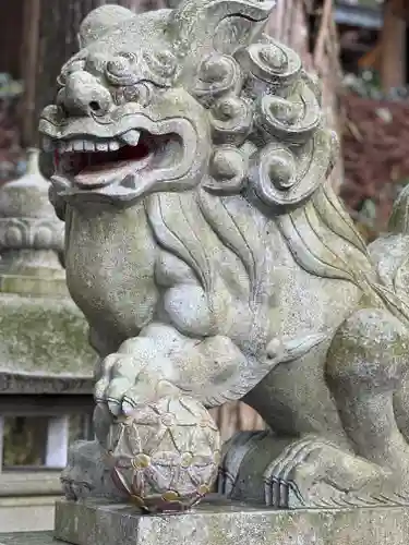 須山浅間神社の狛犬