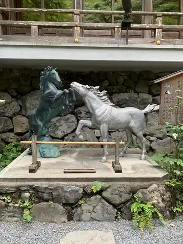 貴船神社の像