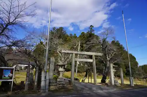 鹿島大神宮の鳥居