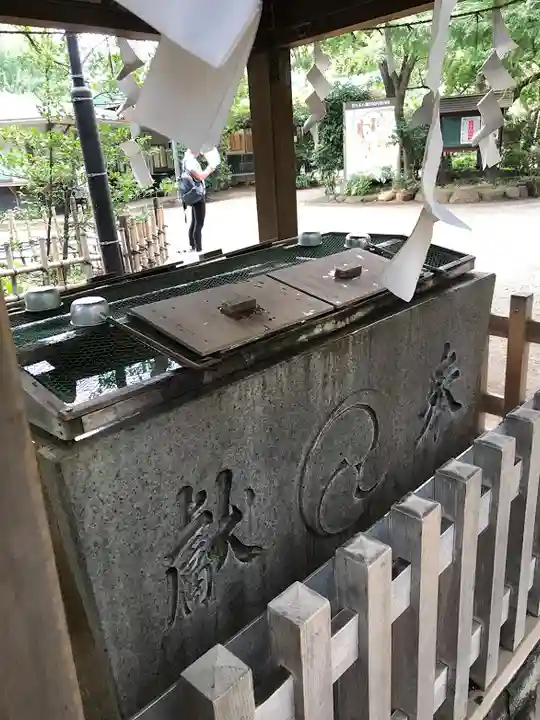 代々木八幡宮の手水舎
