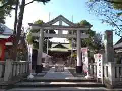 お三の宮日枝神社の鳥居