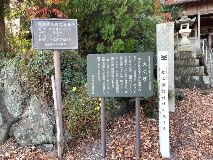 松山諏訪神社(岐阜県)