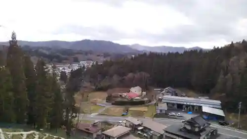 摺沢八幡神社の景色