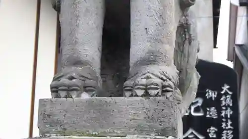 大鏑神社の狛犬