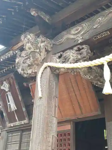 上野国一社八幡八幡宮の芸術