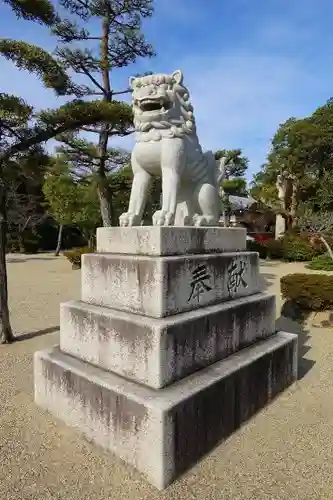 誉田八幡宮の狛犬