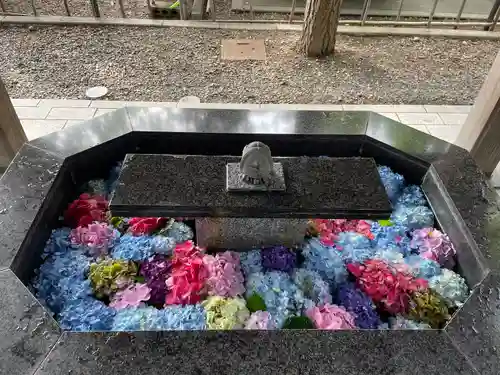 新琴似神社の手水舎