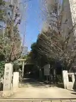 青山熊野神社の鳥居