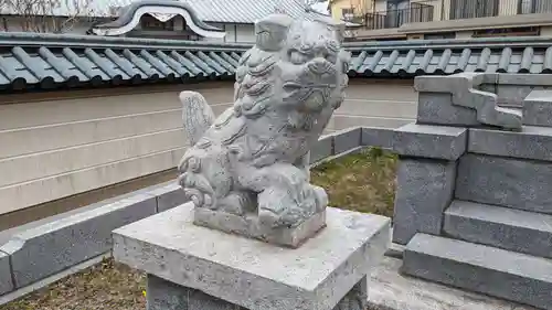 法華寺の狛犬