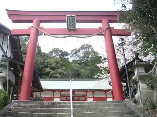 粉河産土神社（たのもしの宮）の鳥居