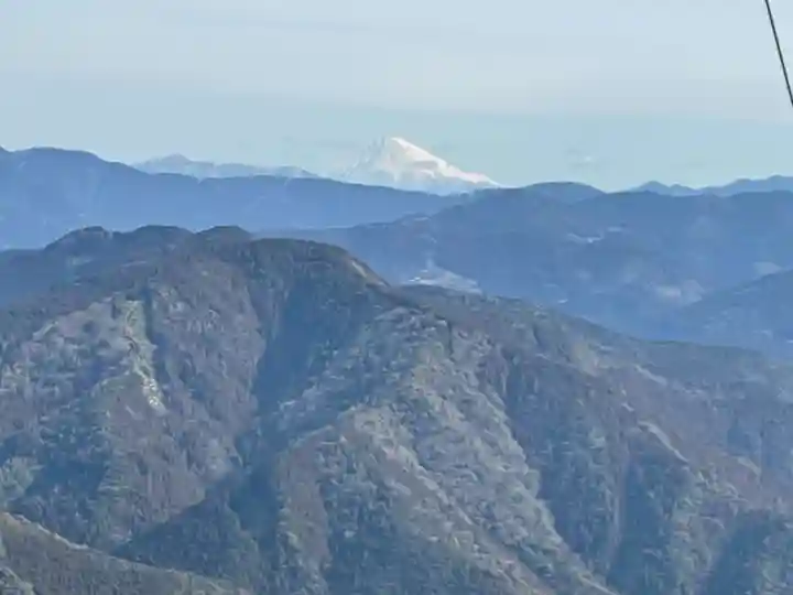 秋葉山本宮 秋葉神社 上社の景色