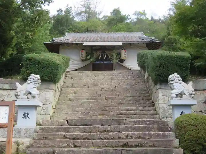 戸神社の山門・神門