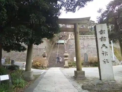 諏訪大神社の鳥居