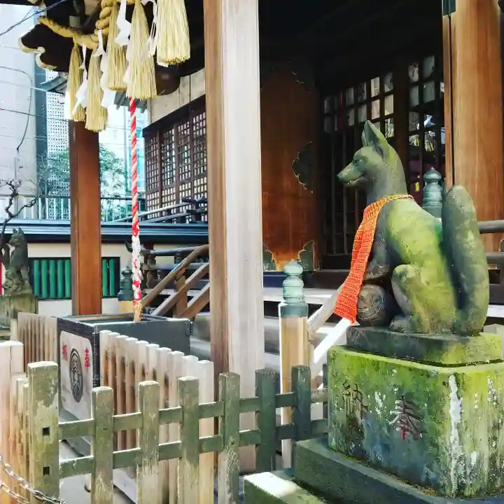 柳森神社の狛犬