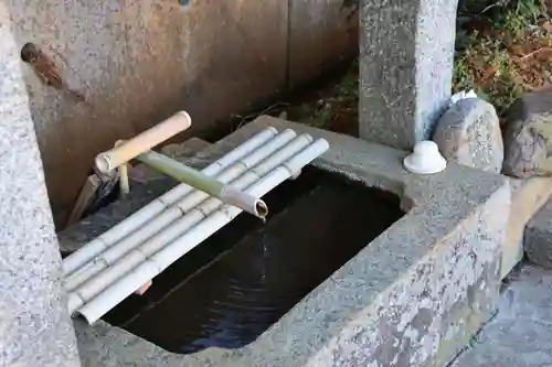 油井神社の手水