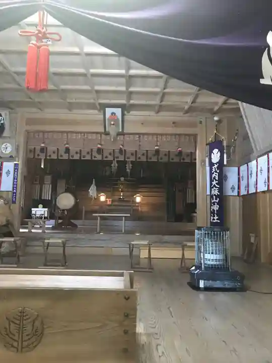 大麻山神社の本殿・本堂