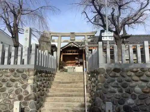 直来神社の鳥居