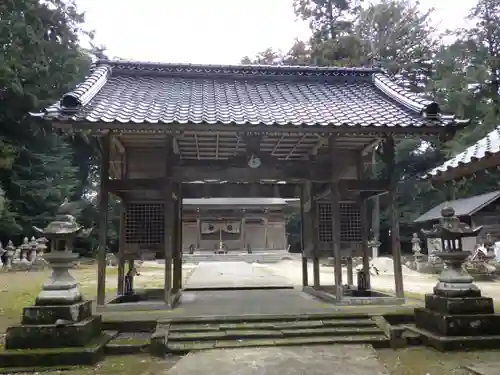 國庁裏神社の山門