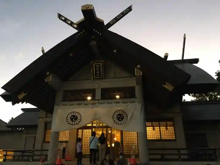 篠路神社の本殿・本堂