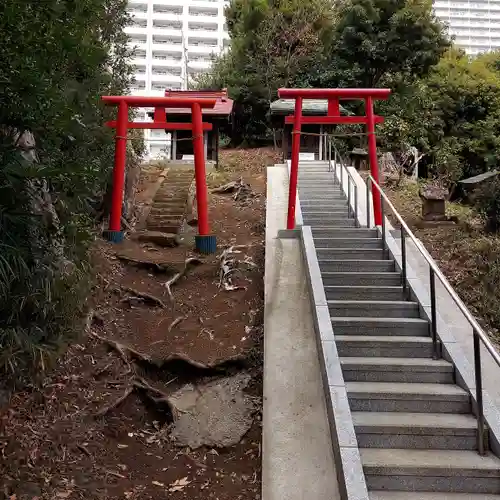 白旗神社の鳥居