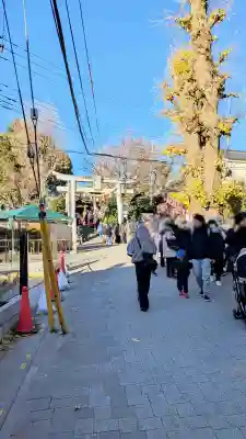 鳩ヶ谷氷川神社の鳥居