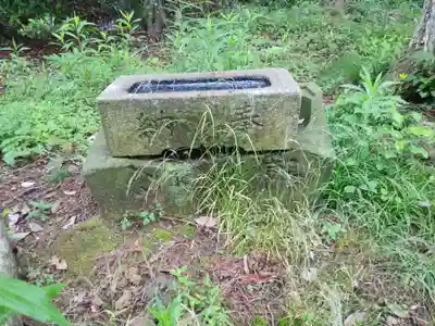 神社(名称不明)の手水舎